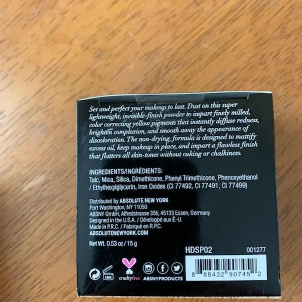 Absolute New York Brightening banana powder
